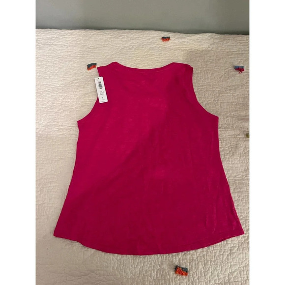 pink scoop basic chico tank top NEW with tags Size 1 - Picture 5 of 5